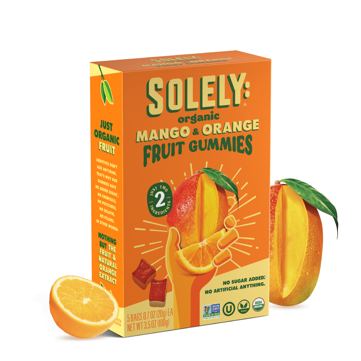 Organic Mango and Orange Whole Fruit Gummies