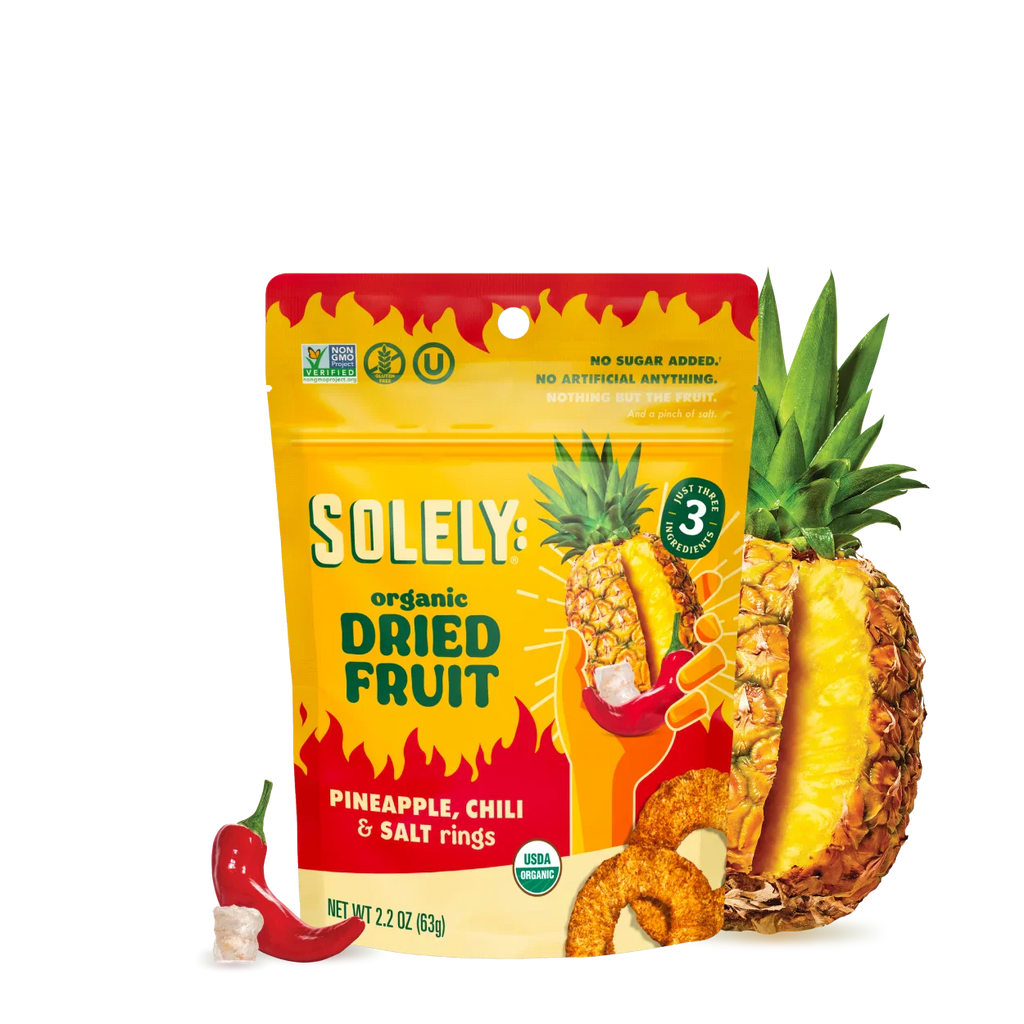 Organic Pineapple Rings With Chili And Salt
