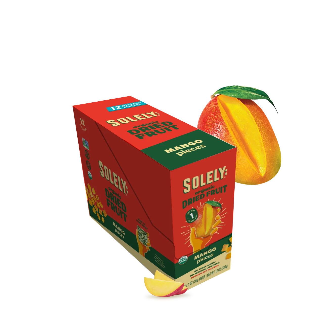 Dried Organic Mango Pieces